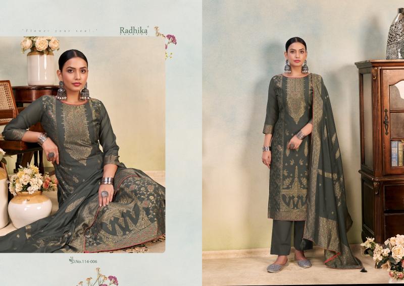 Radhika Azara Banarashi Adah Vol 6 catalog jaipur cotton dress materials wholesalers in mumbai