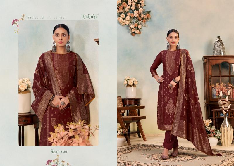 Radhika Azara Banarashi Adah Vol 6 catalog jaipur cotton dress materials wholesalers in mumbai