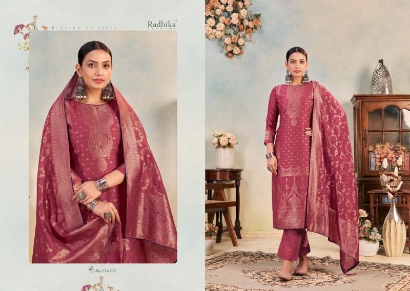 Radhika Azara Banarashi Adah Vol 6 catalog jaipur cotton dress materials wholesalers in mumbai