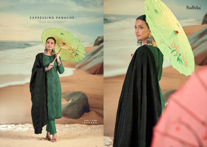 Radhika Azara Blossom Vol 16 catalog cotton dress materials wholesale in chennai