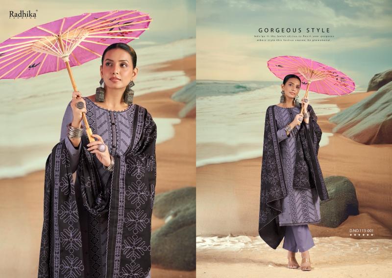 Radhika Azara Blossom Vol 16 catalog cotton dress materials wholesale in chennai