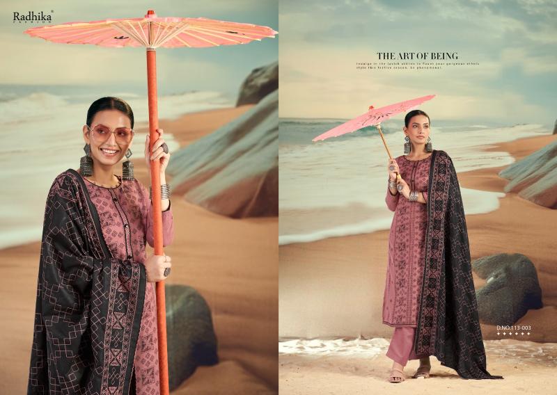 Radhika Azara Blossom Vol 16 catalog cotton dress materials wholesale in chennai