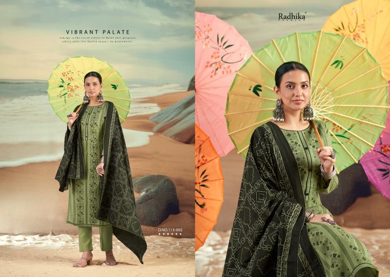 Radhika Azara Blossom Vol 16 catalog cotton dress materials wholesale in chennai