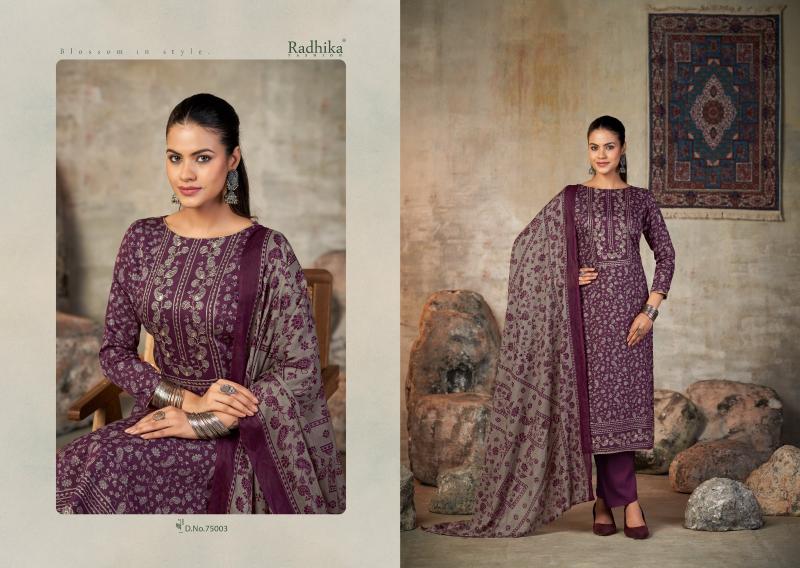 Radhika Azara Jennifer catalog surat wholesale market dress materials