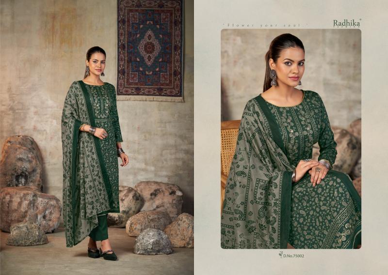 Radhika Azara Jennifer catalog surat wholesale market dress materials