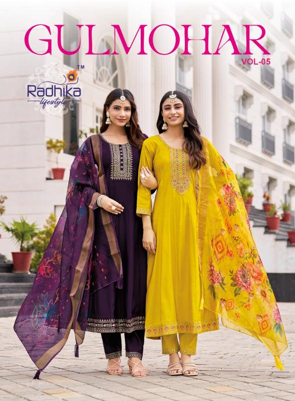 Radhika Lifestyle Gulmohar vol 5 catalog new branded kurtis catalog wholesale