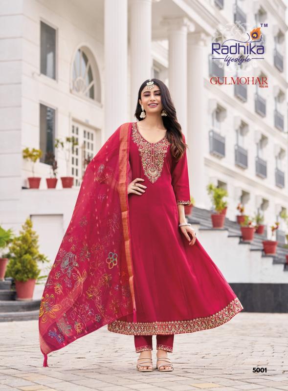 Radhika Lifestyle Gulmohar vol 5 catalog new branded kurtis catalog wholesale