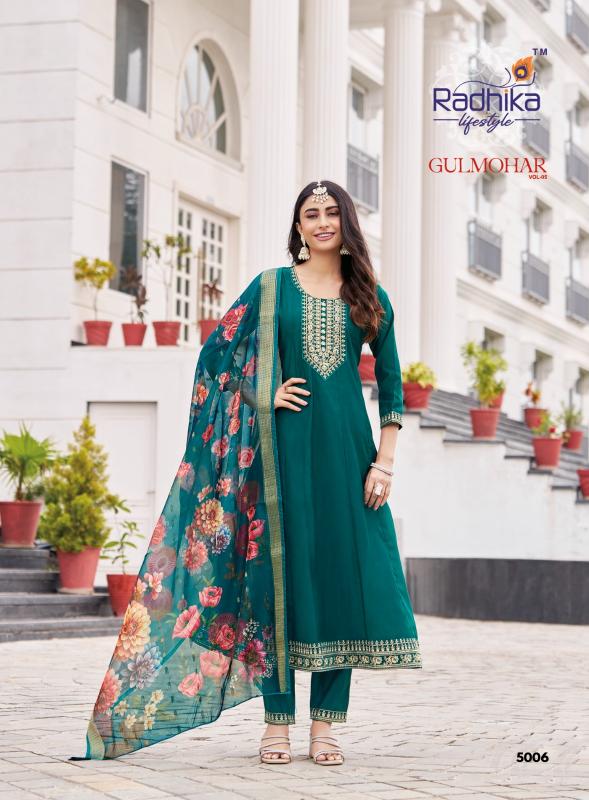 Radhika Lifestyle Gulmohar vol 5 catalog new branded kurtis catalog wholesale