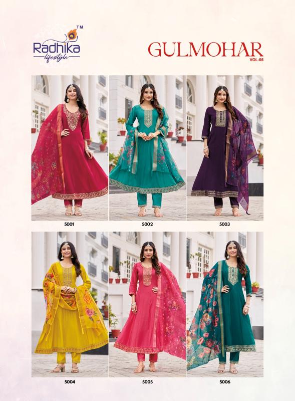 Radhika Lifestyle Gulmohar vol 5 catalog new branded kurtis catalog wholesale