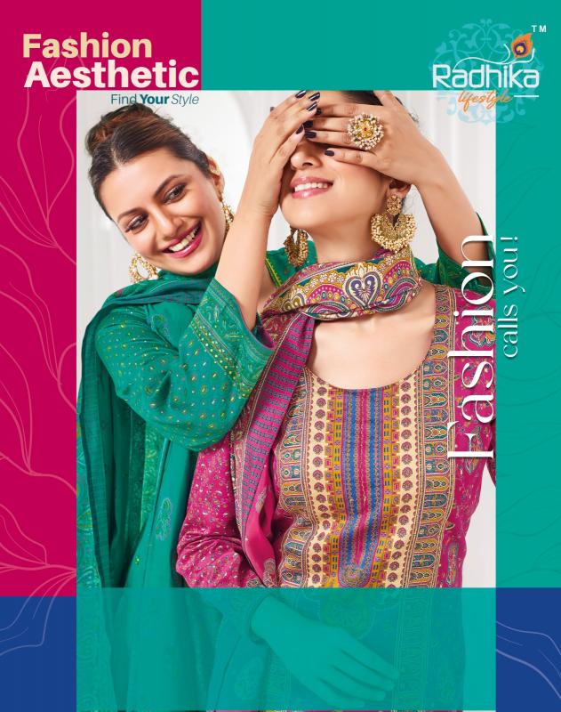 Radhika Lifestyle Kkashish catalog gerua kurtis online india