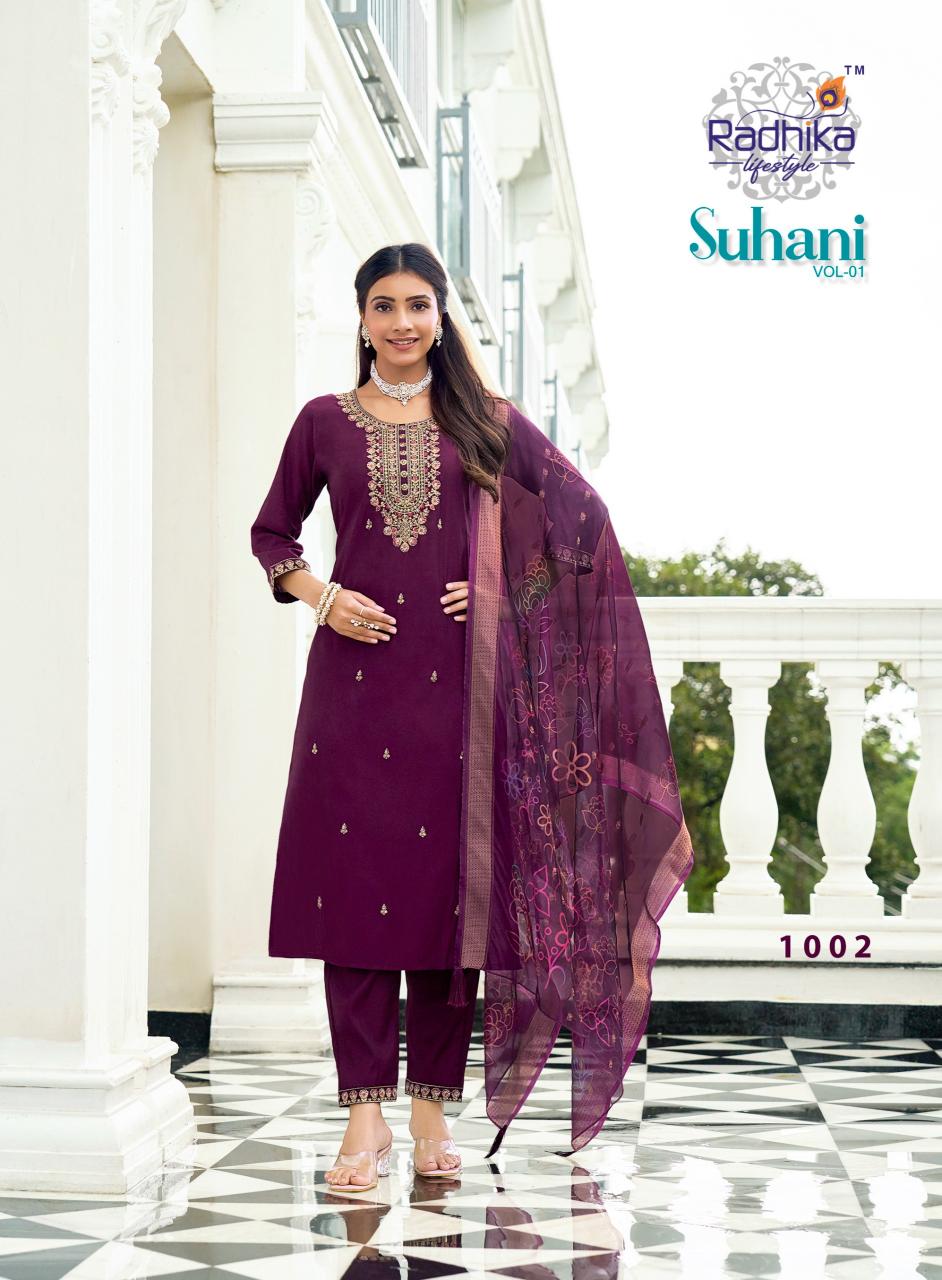 Radhika Lifestyle Suhani catalog types of kurtis in india