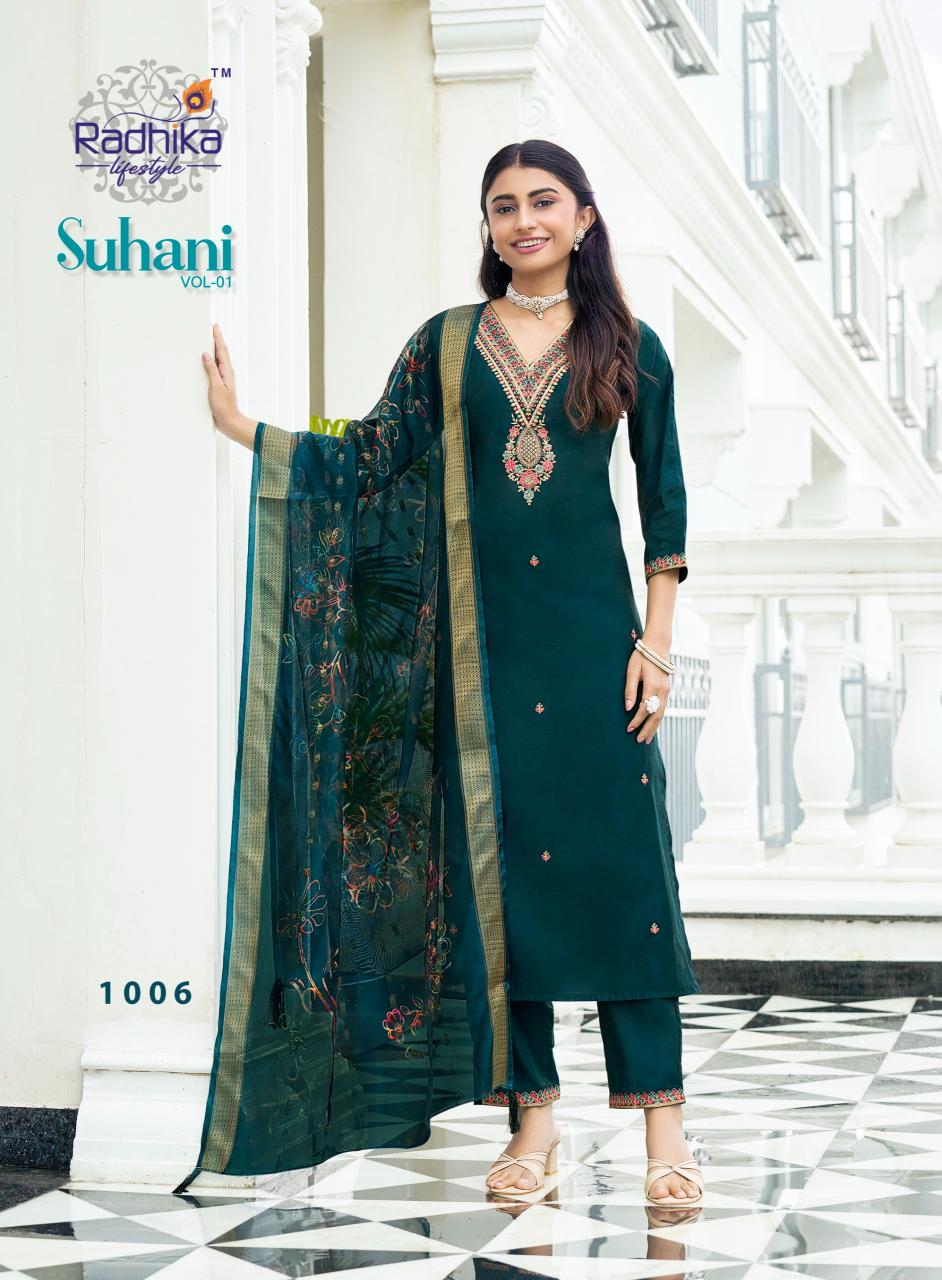 Radhika Lifestyle Suhani catalog types of kurtis in india