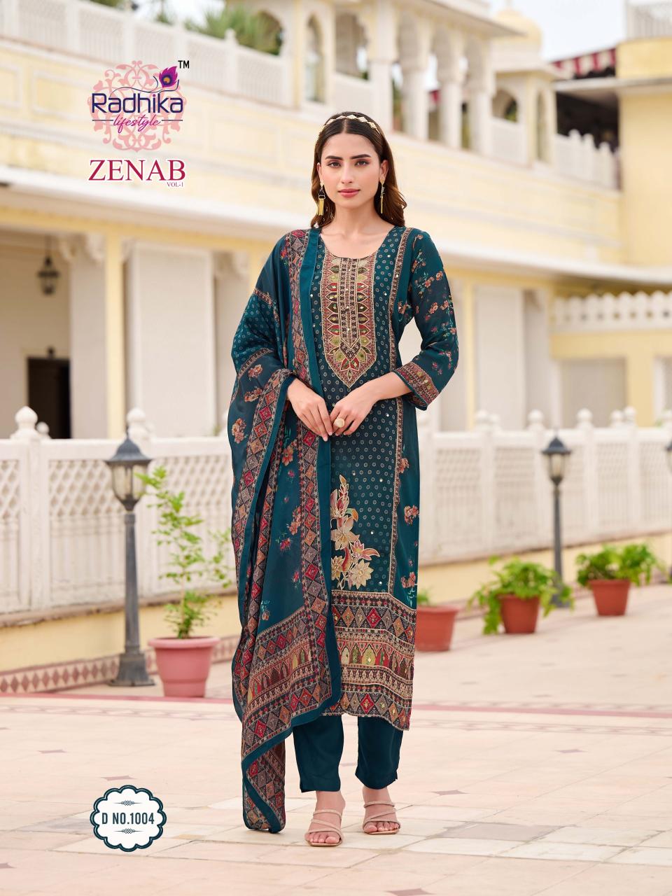 Radhika LifeStyle Zenab Vol 1 catalog wholesale kurtis online india