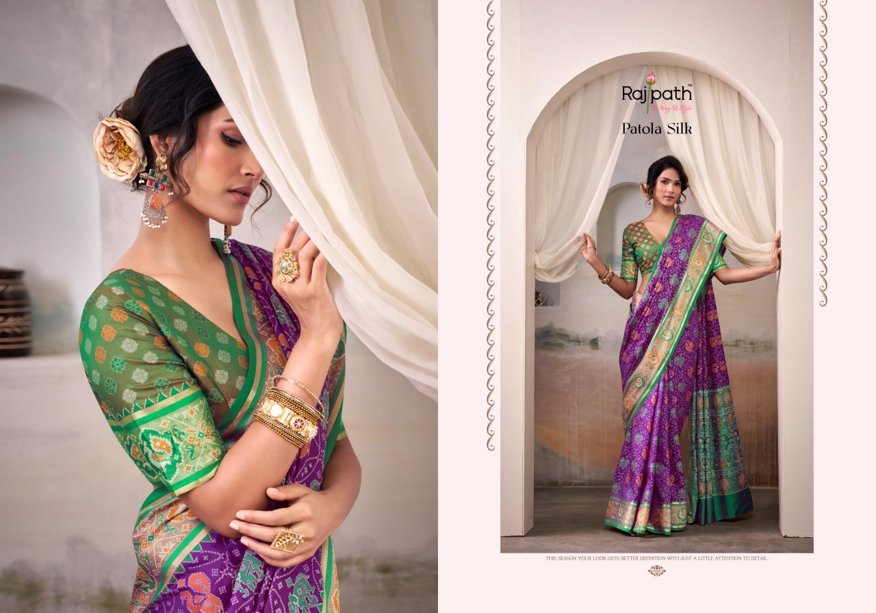 Rajpath Patola Silk catalog bharghavi surat sarees