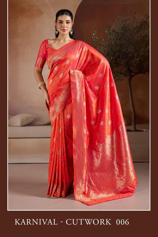 Rajtex Karnaal Cutwork catalog saree shopping online in surat