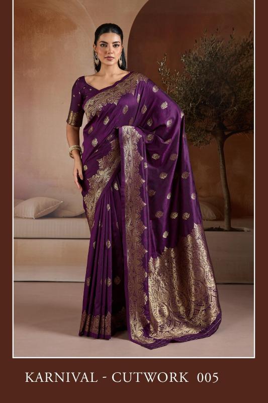 Rajtex Karnaal Cutwork catalog saree shopping online in surat