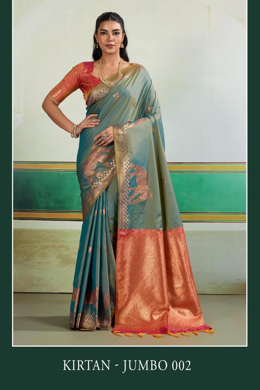 Rajtex Kirtan Jumbo catalog surat silk saree video