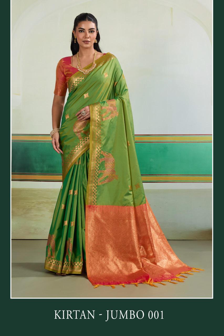 Rajtex Kirtan Jumbo catalog surat silk saree video