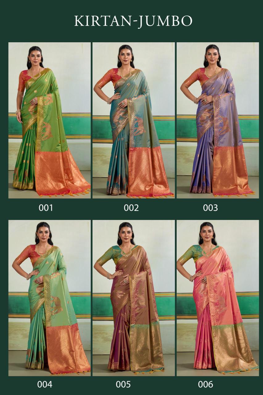 Rajtex Kirtan Jumbo catalog surat silk saree video