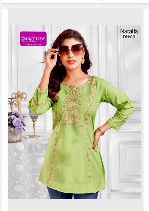 Rangmaya Natalia catalog indian tunic kurti
