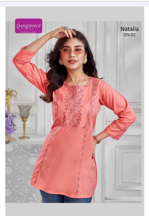 Rangmaya Natalia catalog indian tunic kurti