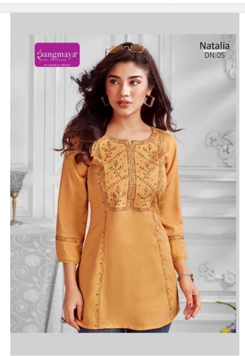 Rangmaya Natalia catalog indian tunic kurti