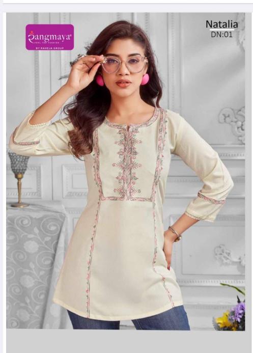 Rangmaya Natalia catalog indian tunic kurti