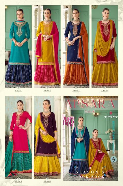 Rangoon Apsara Vol 8 catalog indian kurti dress collection