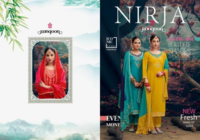 Rangoon Nirja D 9051 to 9054 catalog shibori kurtis online india