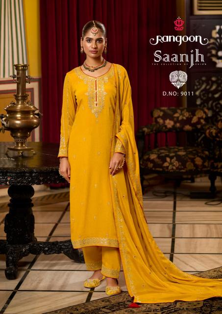 Rangoon Saanjh catalog wholesale kurti online india surat