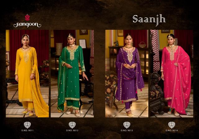Rangoon Saanjh catalog wholesale kurti online india surat