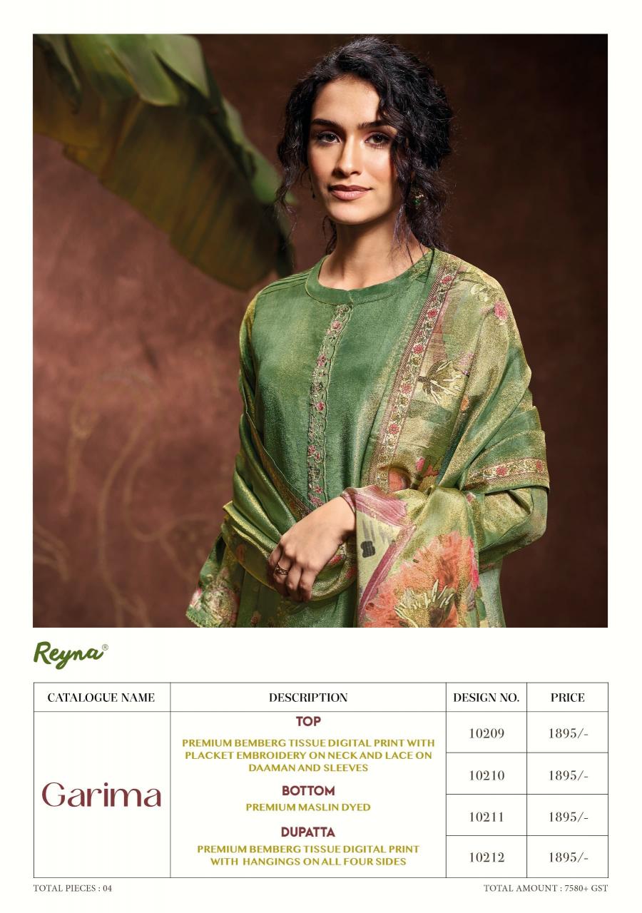 Reyna Garima catalog wholesale salwar kameez uk