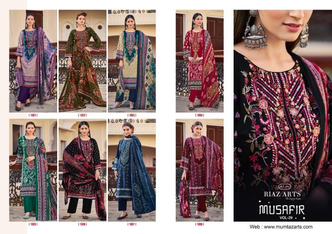 Riaz Arts Musafir Vol 29 Catalog wholesale dress materials online