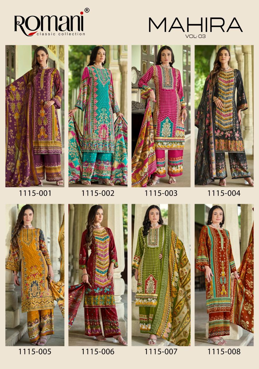 Romani Mahira vol 3 Catalog wholesale on line dress material