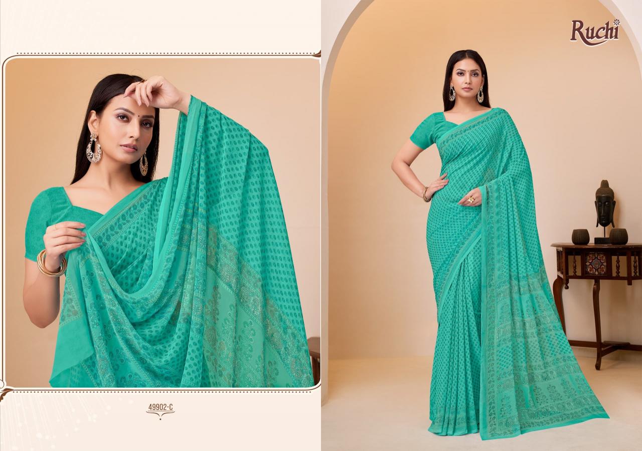 Ruchi Ragaa Georgette 20 catalog saree online from surat