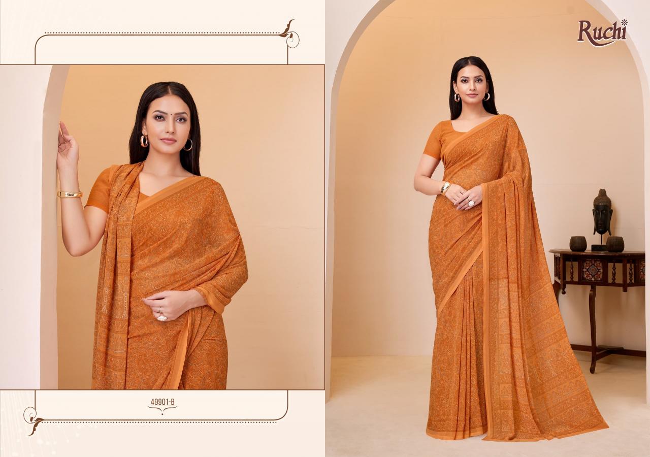 Ruchi Ragaa Georgette 20 catalog saree online from surat