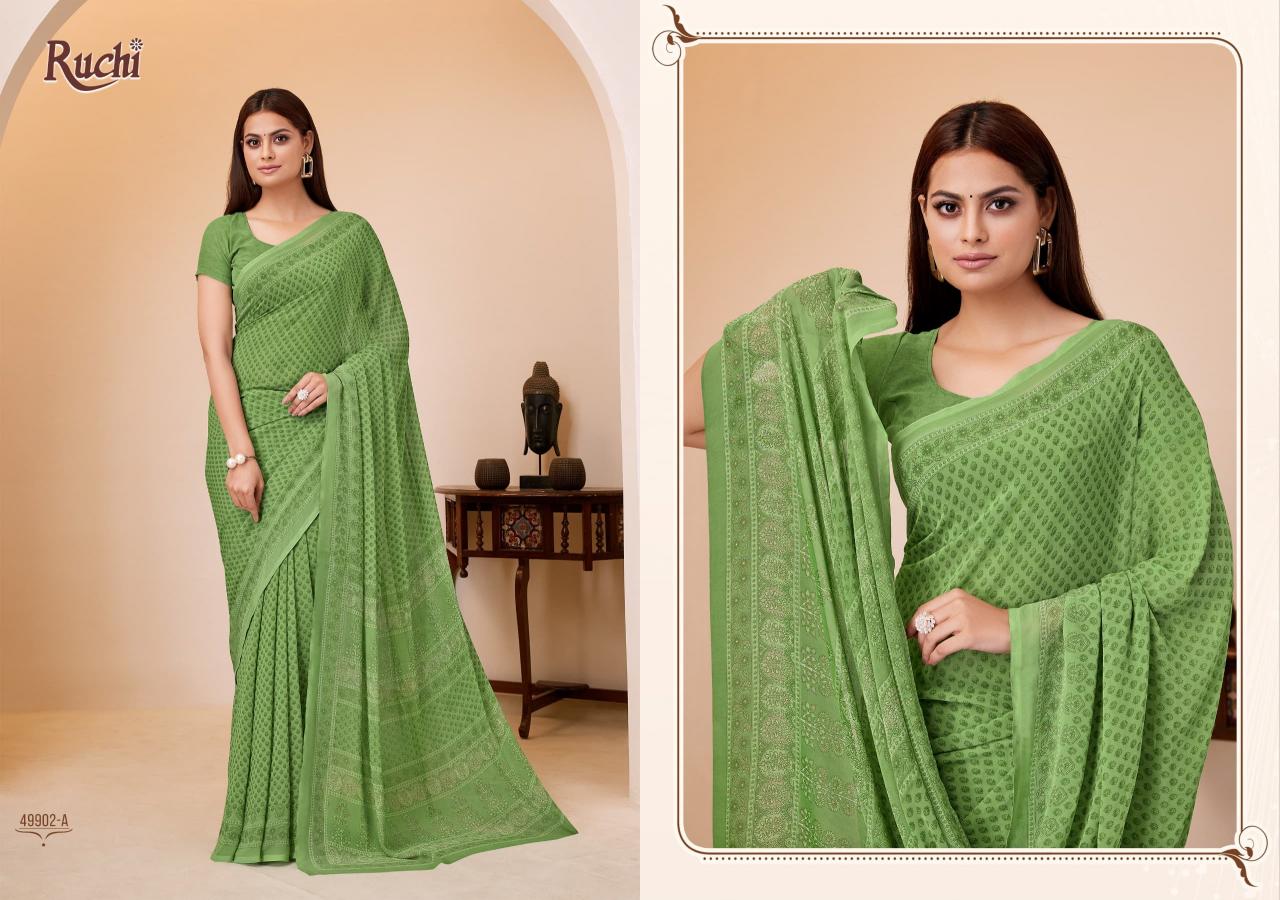 Ruchi Ragaa Georgette 20 catalog saree online from surat