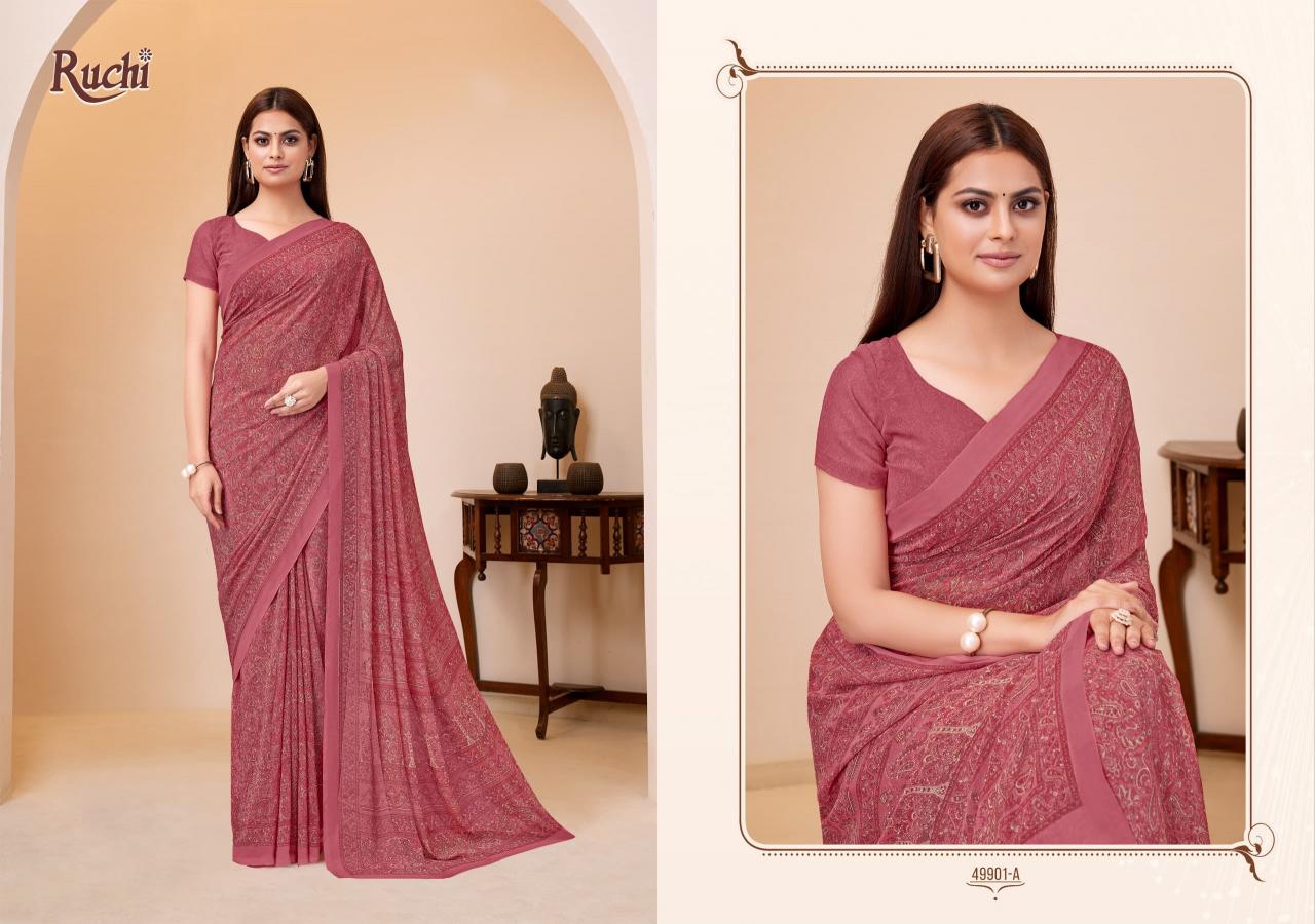 Ruchi Ragaa Georgette 20 catalog saree online from surat