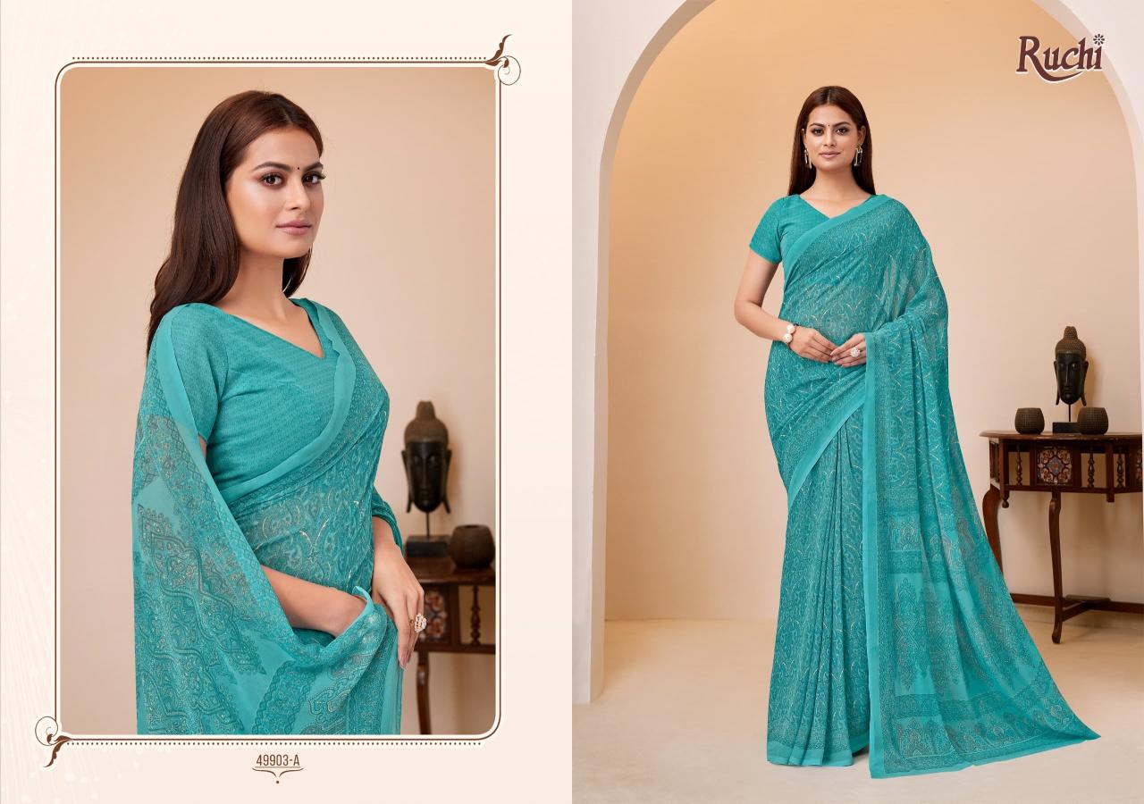 Ruchi Ragaa Georgette 20 catalog saree online from surat