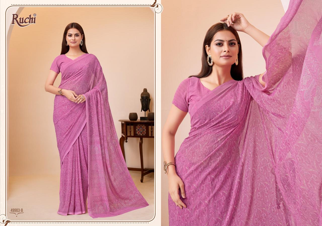 Ruchi Ragaa Georgette 20 catalog saree online from surat