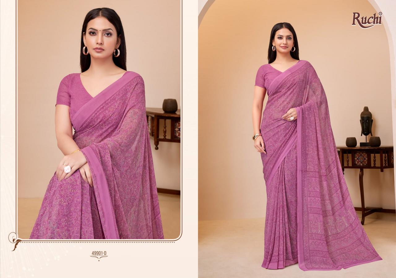 Ruchi Ragaa Georgette 20 catalog saree online from surat