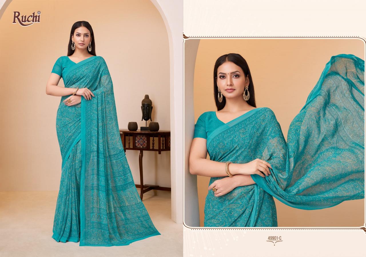 Ruchi Ragaa Georgette 20 catalog saree online from surat