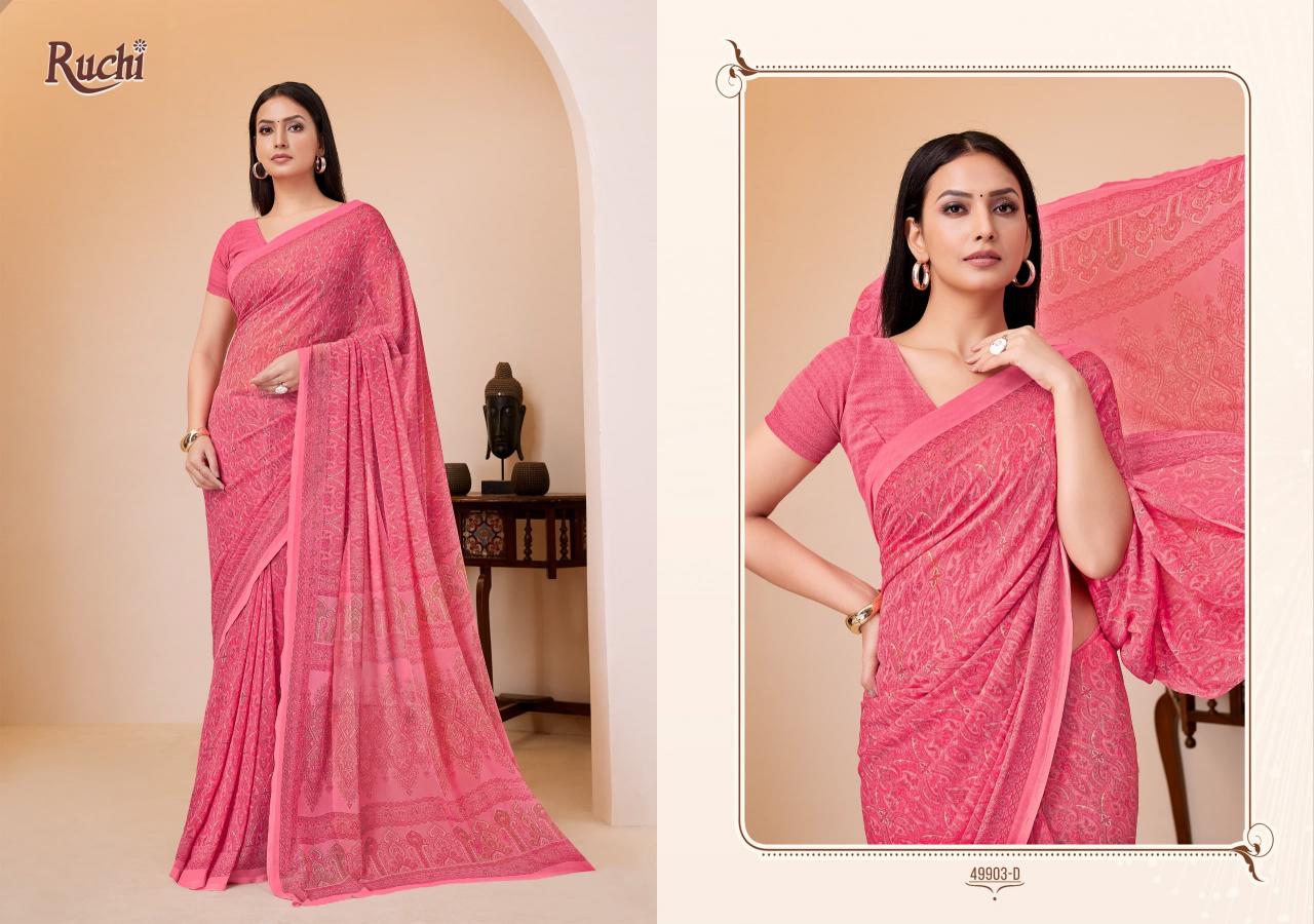 Ruchi Ragaa Georgette 20 catalog saree online from surat