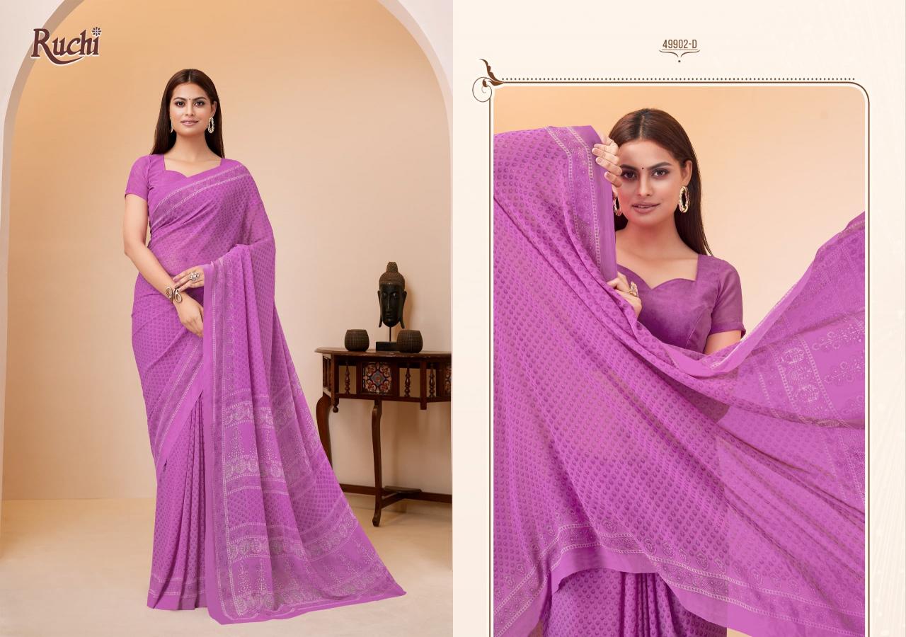 Ruchi Ragaa Georgette 20 catalog saree online from surat