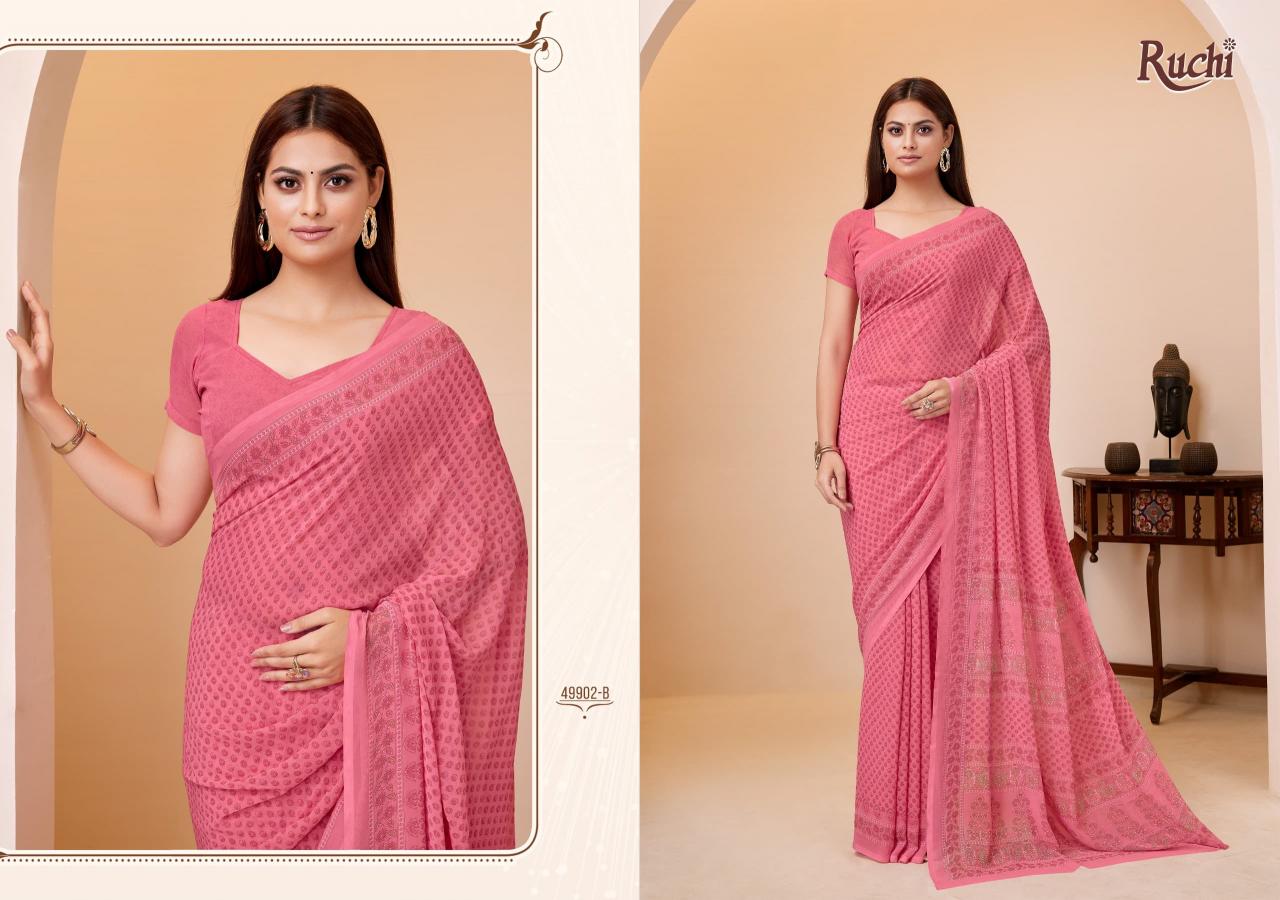 Ruchi Ragaa Georgette 20 catalog saree online from surat