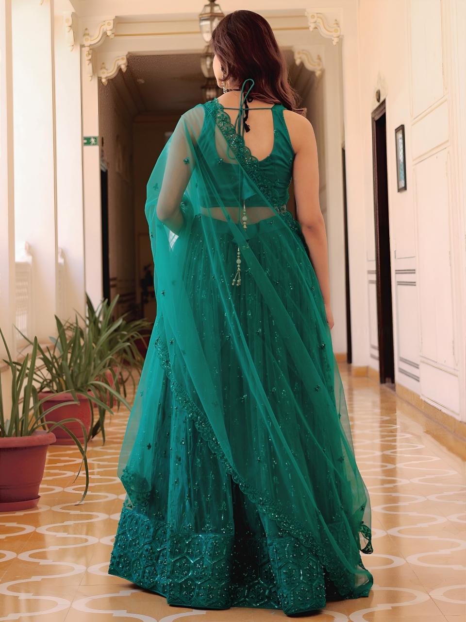 Sabella 15056 Teal catalog buy lehenga online india cash on delivery cod