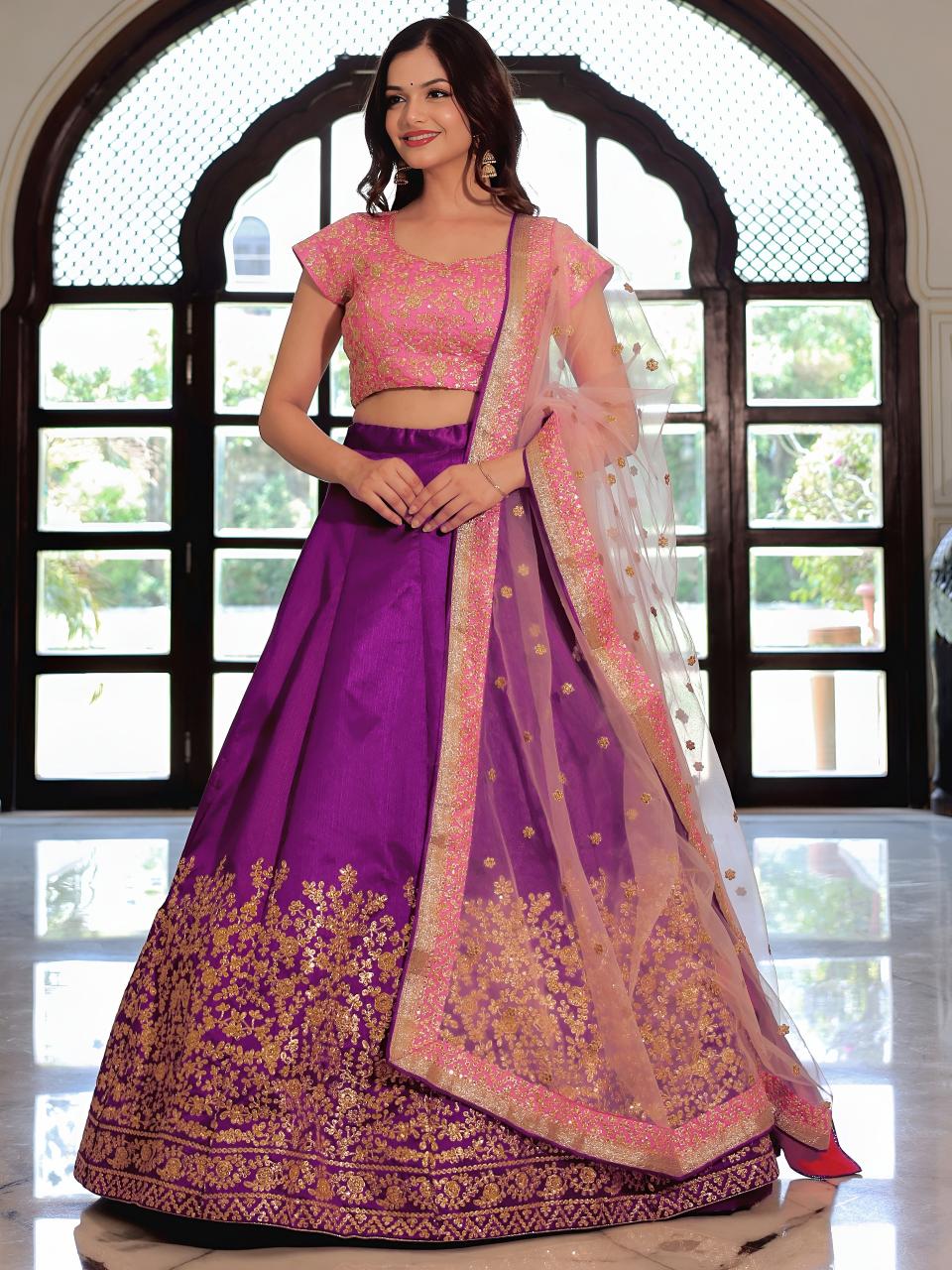 Sabella 17303 Purple catalog lehenga choli shop in india