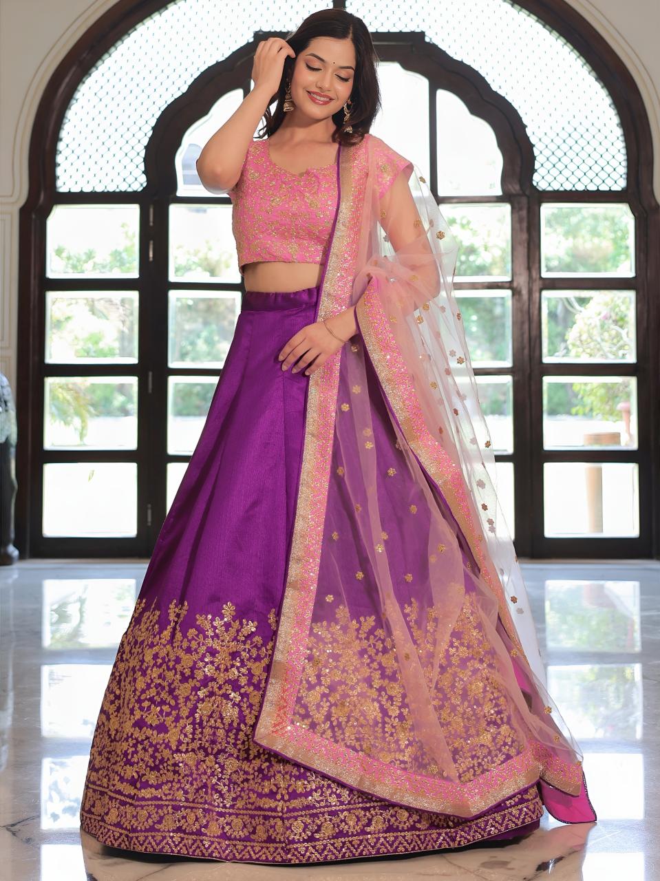 Sabella 17303 Purple catalog lehenga choli shop in india