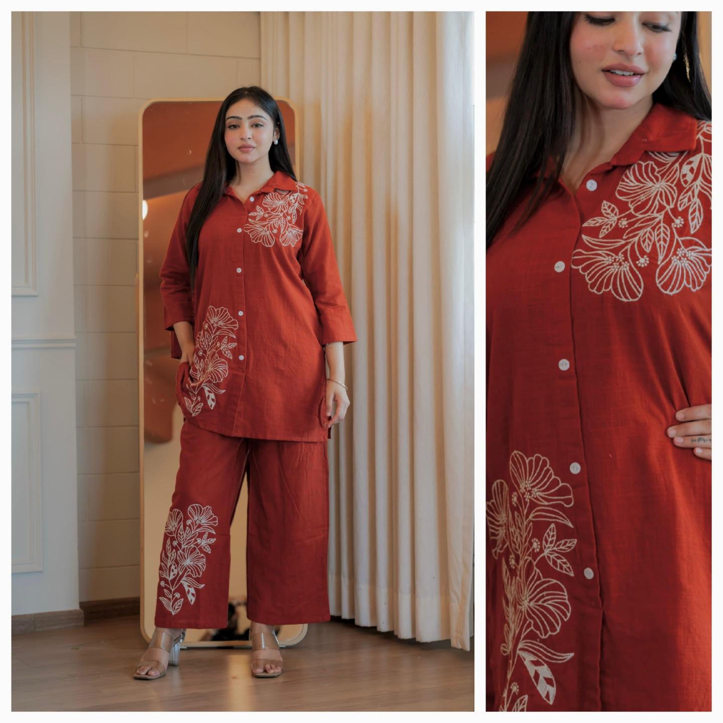 Sabella Cotton Slub vol 3 catalog indo western cord set