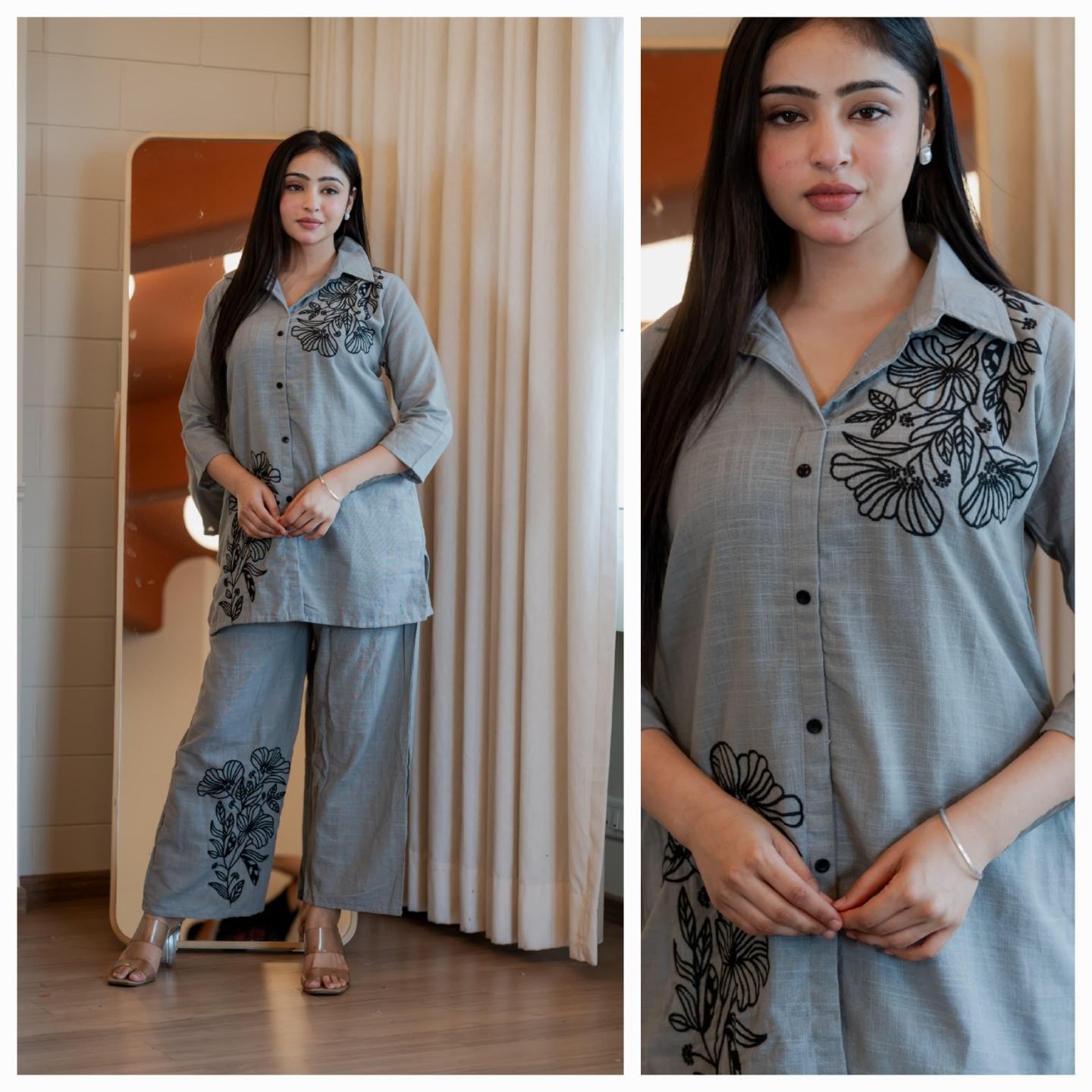 Sabella Cotton Slub vol 3 catalog indo western cord set